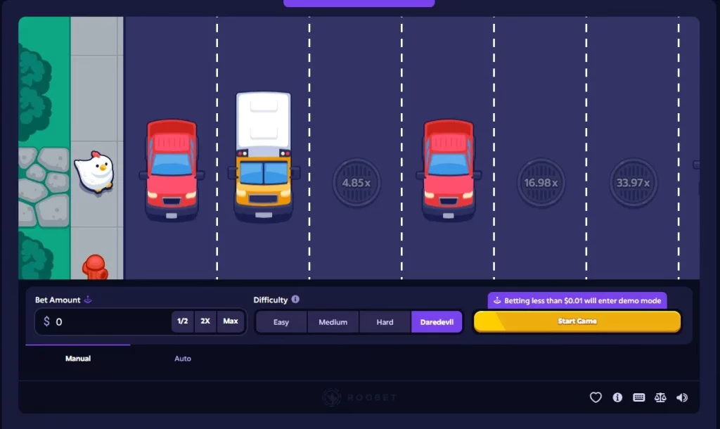Crossy Road betting game